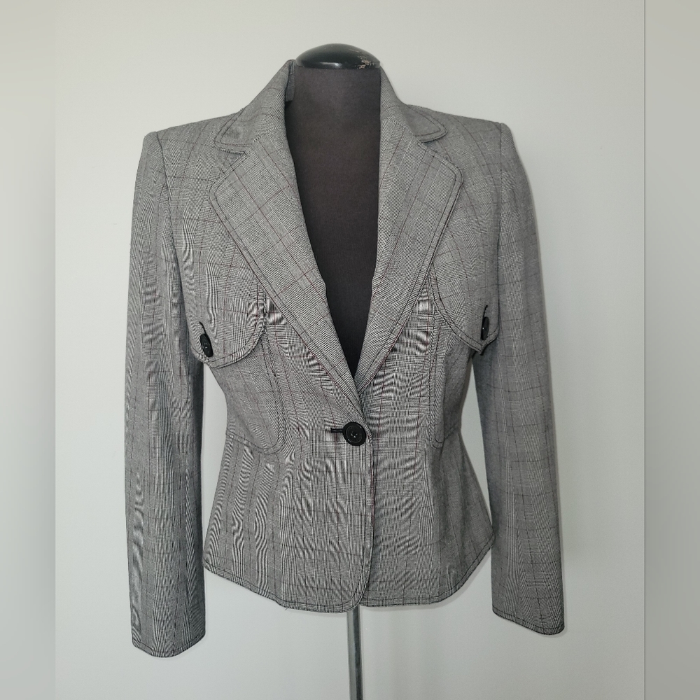 Michael Kors plaid blazer size 8